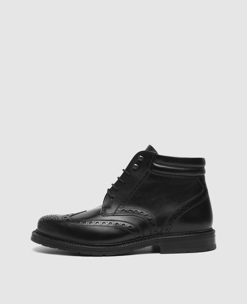 Janosh K Full Brogue BC - Black