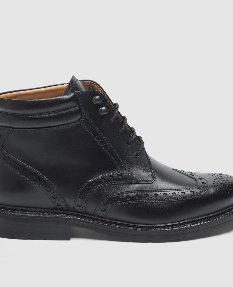 Janosh K Full Brogue BC - Black