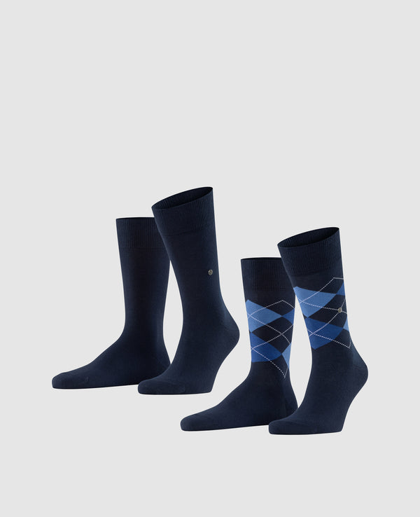 Burlington Everyday 2-Pack Men's Socks - Marine